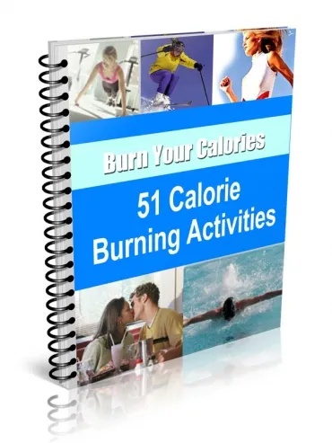 eCover representing 51 Calorie Burning Activities eBooks & Reports with Master Resell Rights