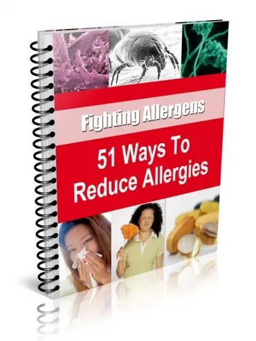 eCover representing 51 Ways to Reduce Allergies eBooks & Reports with Master Resell Rights