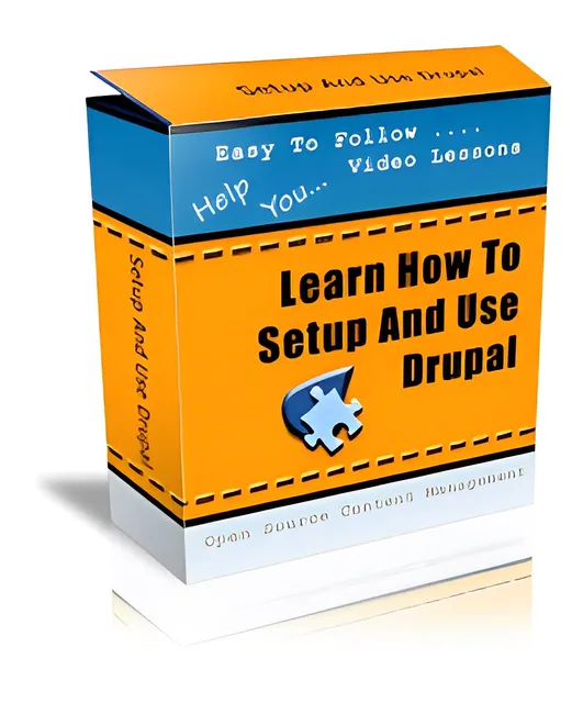 eCover representing Learn How To Setup And Use Drupal Videos, Tutorials & Courses with Personal Use Rights