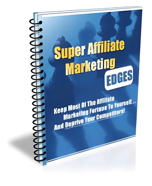 eCover representing Super Affiliate Marketing Edges eBooks & Reports with Private Label Rights