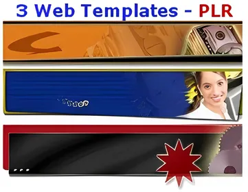 3 Web Templates - PLR small