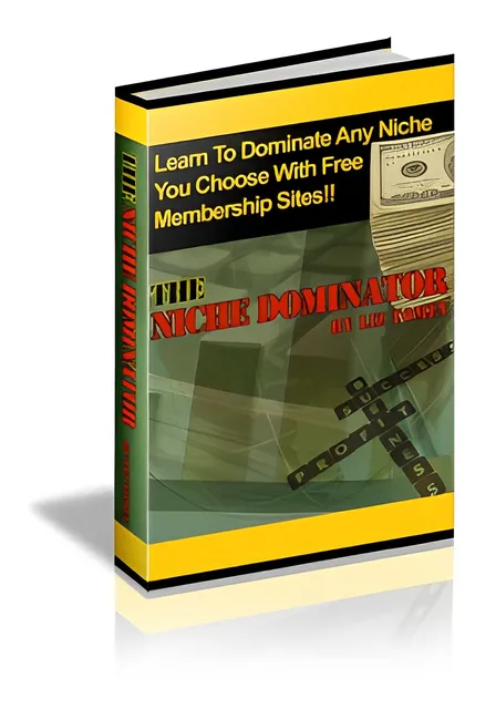 eCover representing The Niche Dominator eBooks & Reports with Master Resell Rights