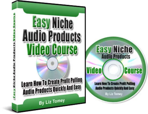 eCover representing Easy Niche Audio Products Video Course eBooks & Reports with Master Resell Rights