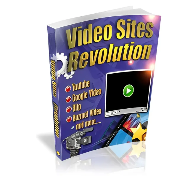 eCover representing Video Sites Revolution eBooks & Reports with Master Resell Rights