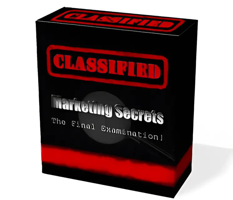 eCover representing Classified Marketing Secrets eBooks & Reports/Videos, Tutorials & Courses with Private Label Rights