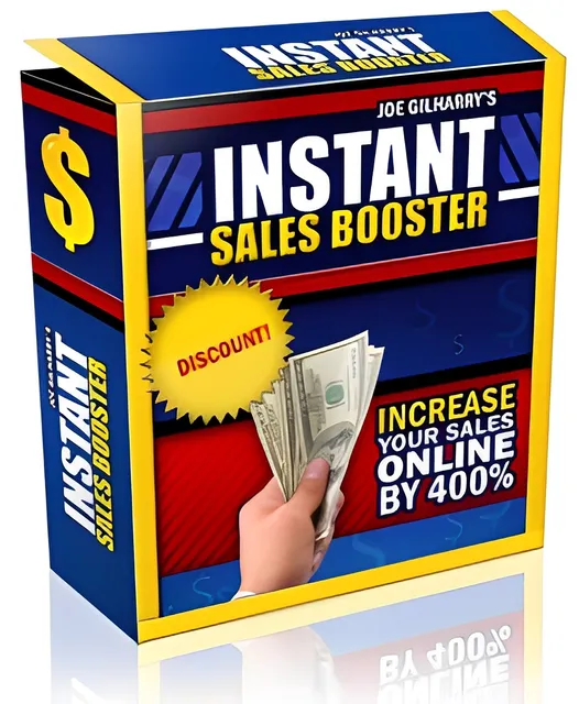 eCover representing Instant Sales Booster Software & Scripts with Master Resell Rights