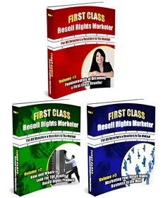 First Class Resell Rights Marketer Series small