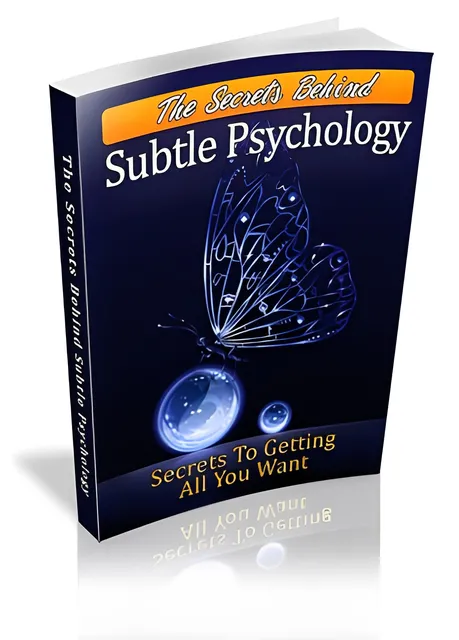 eCover representing The Secrets Behind Subtle Psychology! eBooks & Reports with Master Resell Rights