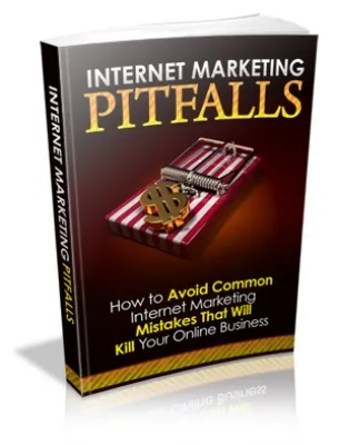 eCover representing Internet Marketing Pitfalls eBooks & Reports with Master Resell Rights