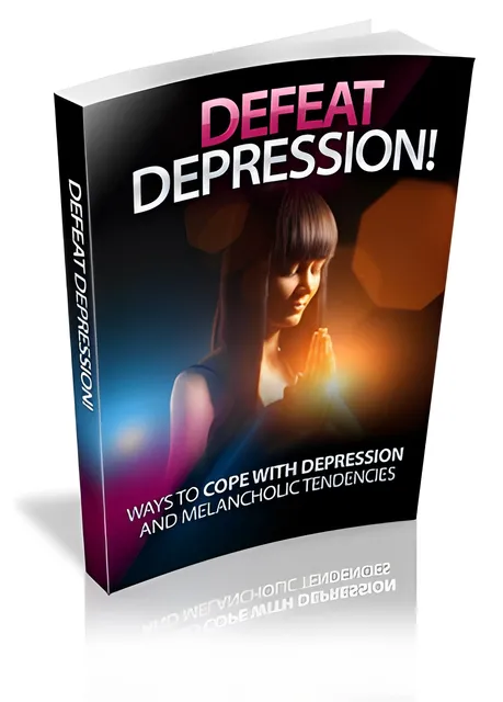 eCover representing Defeat Depression! eBooks & Reports with Master Resell Rights