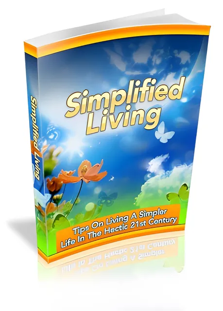 eCover representing Simplified Living eBooks & Reports with Master Resell Rights