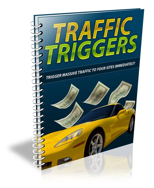 eCover representing Traffic Triggers eBooks & Reports with Private Label Rights