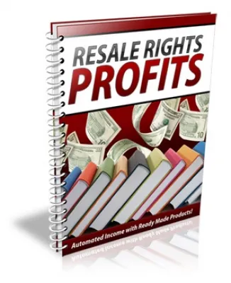 eCover representing Resale Rights Profits eBook eBooks & Reports with Master Resell Rights