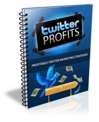 eCover representing Twitter Profits eBooks & Reports with Master Resell Rights