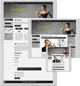 Keeping Fit Themed Wordpress, Blogger and HTML Templates 2 small