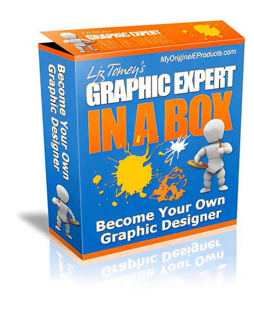 eCover representing Graphic Expert In A Box Videos, Tutorials & Courses with Master Resell Rights