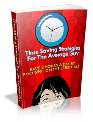 eCover representing Time Saving Strategies For The Average Guy eBooks & Reports with Master Resell Rights