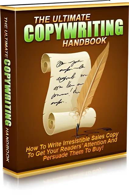 eCover representing The Ultimate Copywriting Handbook eBooks & Reports with Master Resell Rights