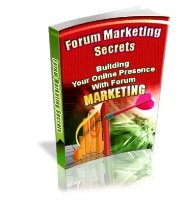 eCover representing Forum Marketing Secrets - PLR eBooks & Reports with Private Label Rights