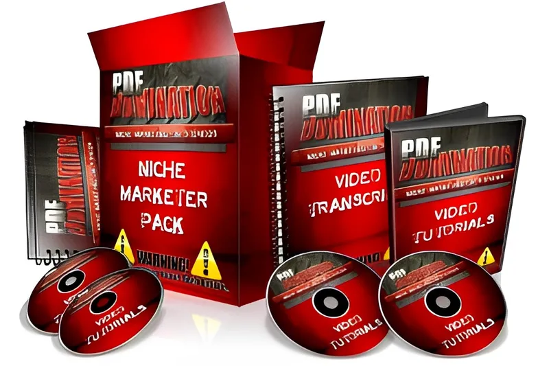 eCover representing PDF Domination eBooks & Reports with Master Resell Rights