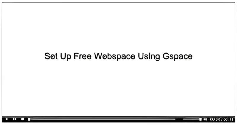 eCover representing Set Up Free Webspace Using Gspace Videos, Tutorials & Courses with Private Label Rights