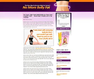 Belly Fat Landing Page Template small