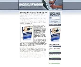 Work At Home Landing Page Template small