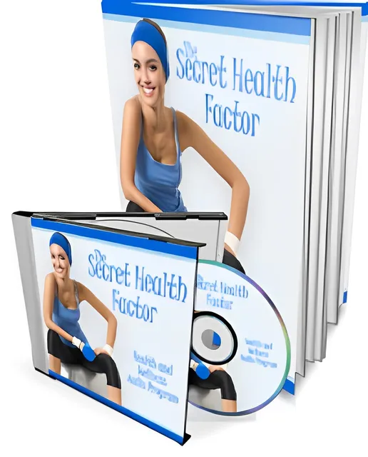 eCover representing The Secret Health Factor eBooks & Reports with Master Resell Rights