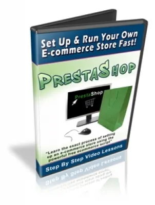 eCover representing Set Up & Run Your Own E-commerce Store Fast! PrestaShop Videos, Tutorials & Courses with Personal Use Rights