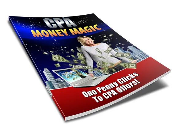 eCover representing CPA Money Magic eBooks & Reports with Resell Rights