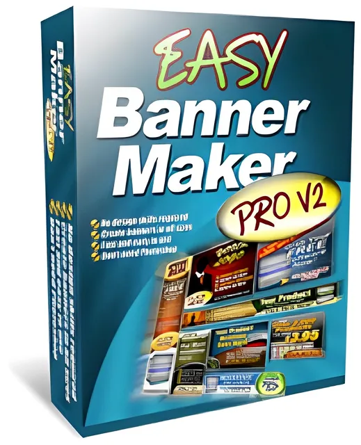 eCover representing Easy Banner Maker Pro V2  with Personal Use Rights