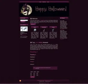 Halloween Witch WP Theme small
