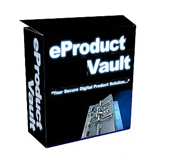eCover representing eProduct Vault  with Master Resell Rights