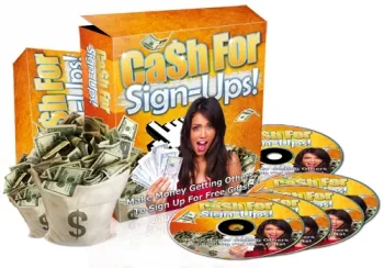 eCover representing Cash For Sign-Ups! Videos, Tutorials & Courses with Personal Use Rights
