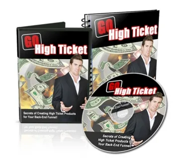 eCover representing Go High Ticket eBooks & Reports with Master Resell Rights