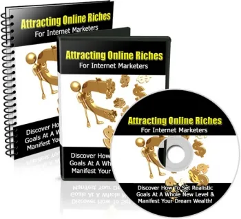 eCover representing Attracting Online Riches Audio & Music with Master Resell Rights