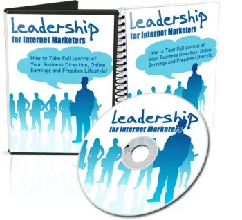 eCover representing Leadership For Internet Marketers eBooks & Reports with Master Resell Rights