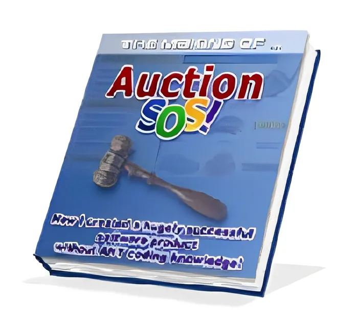 eCover representing The Making of Auction SOS eBooks & Reports with Master Resell Rights