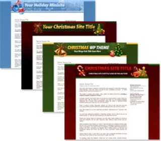 Christmas Themed Minisites and Wordpress Themes small