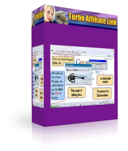 eCover representing Turbo Affiliate Link Software & Scripts with Master Resell Rights