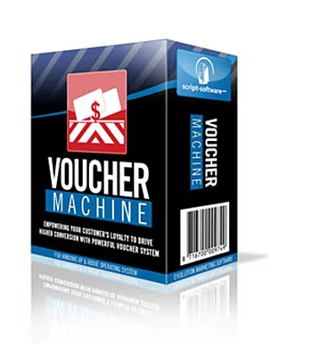 eCover representing Voucher Machine Software & Scripts with Master Resell Rights