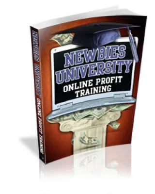 eCover representing Newbies University - Online Profit Training eBooks & Reports with Master Resell Rights