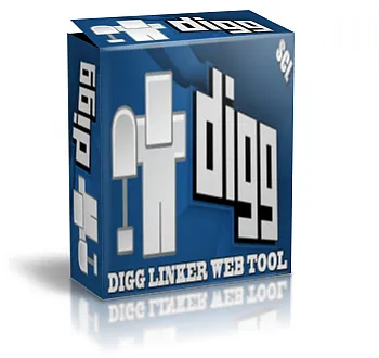 eCover representing Digg Linker Web Tool  with Master Resell Rights