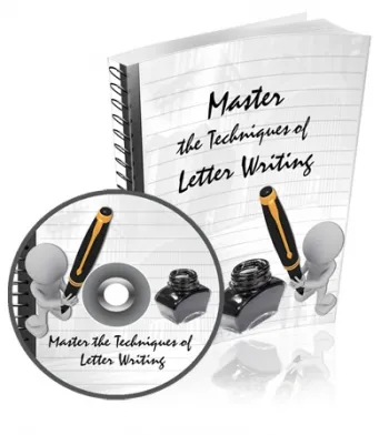 eCover representing Master The Techniques Of Letter Writing eBooks & Reports with Master Resell Rights