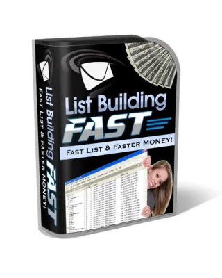 eCover representing List Building Fast Videos, Tutorials & Courses with Master Resell Rights