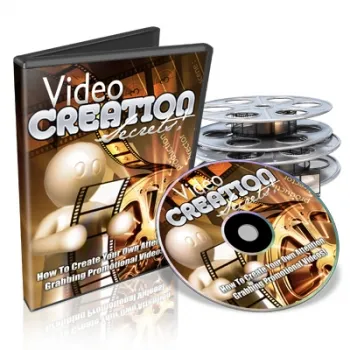 eCover representing Video Creation Secrets Videos, Tutorials & Courses with Master Resell Rights