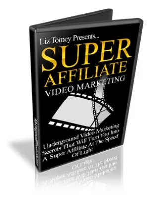 eCover representing Super Affiliate Video Marketing Videos, Tutorials & Courses with Master Resell Rights