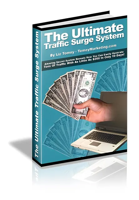 eCover representing The Ultimate Traffic Surge System eBooks & Reports with Master Resell Rights