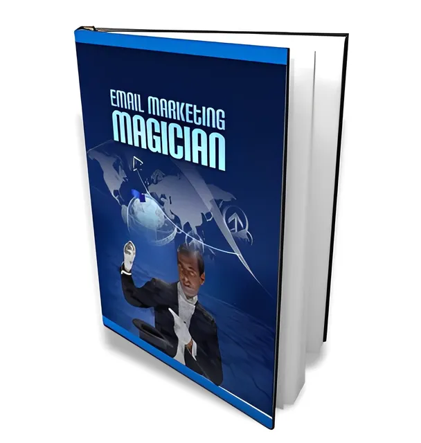 eCover representing Email Marketing Magician eBooks & Reports with Master Resell Rights