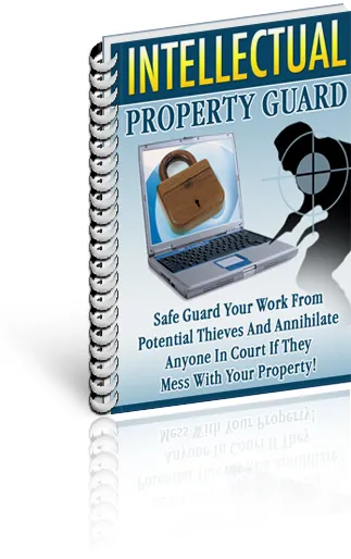 eCover representing Intellectual Property Guide eBooks & Reports with Master Resell Rights